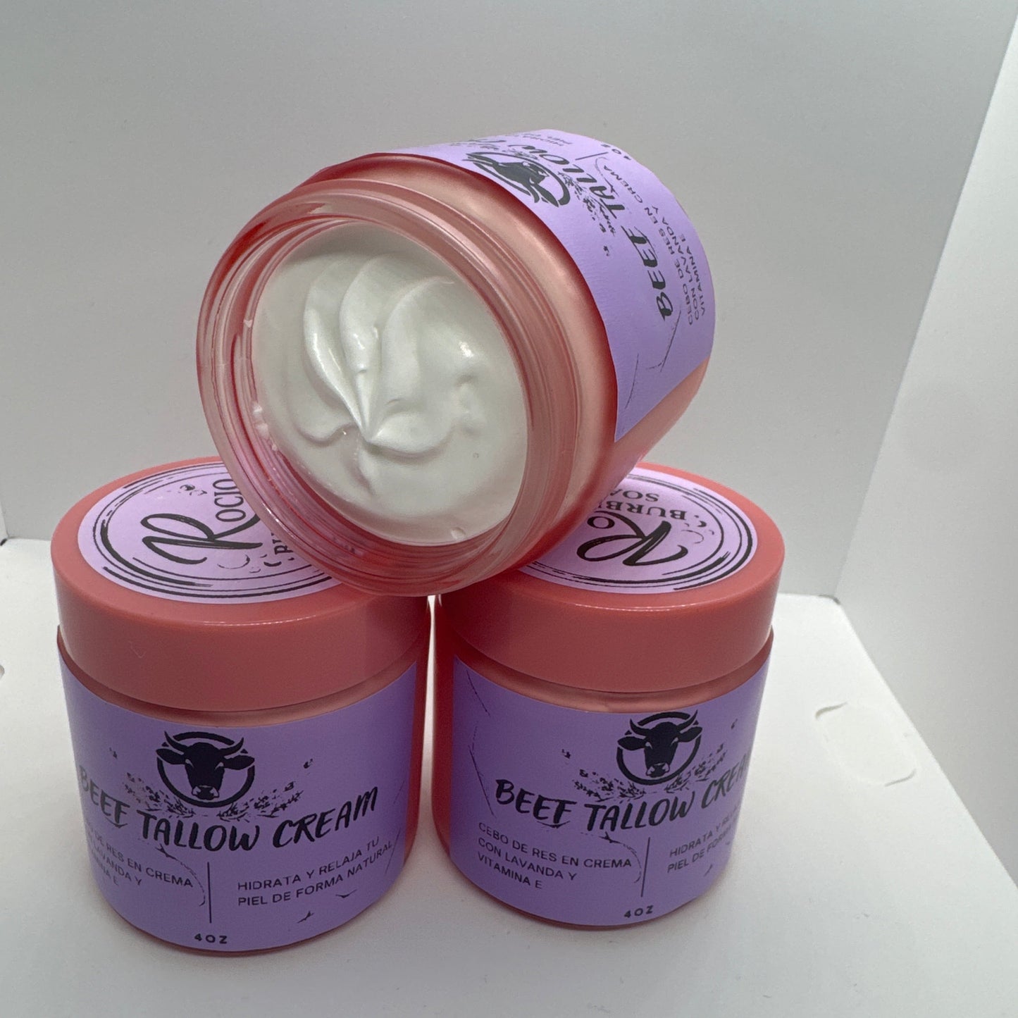 Crema hidratante cebo de res