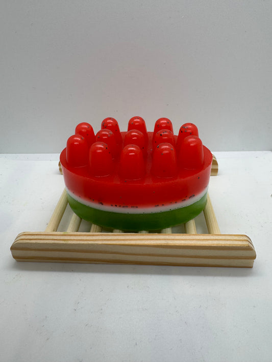 Jabón de sandía con cemillas de amapolas y vitamina E
