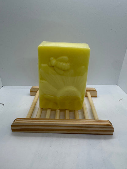 Jabón blanqueador de limón y bicarbonato con vitaminas E