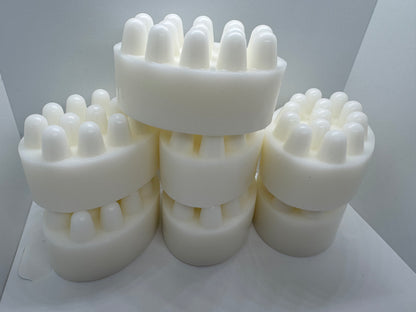 Jabón de glicerina a base leche de cabrá y leche de coco