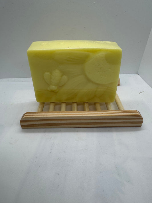 Jabón blanqueador de limón y bicarbonato con vitaminas E