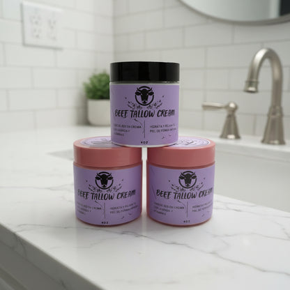 Crema hidratante cebo de res